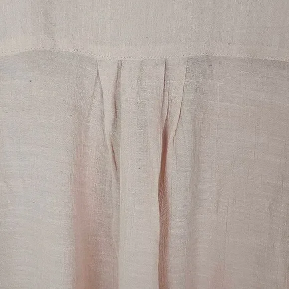 TORRID Harper Blush Pink Sleeveless Pocket Button Pullover Lightweight Top 0 - Picture 9 of 9